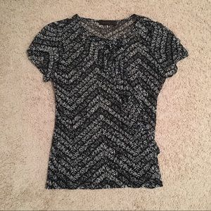 Sheer short serve top from the  Limited.